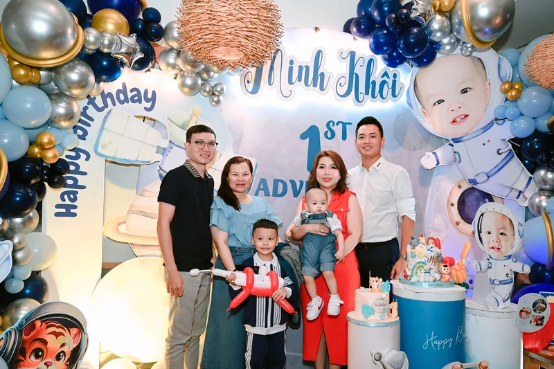 Gợi ý ý tưởng trang trí sinh nhật bé trai 2 tuổi ngộ nghĩnh